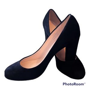 Black Suede Pumps Size 7.5